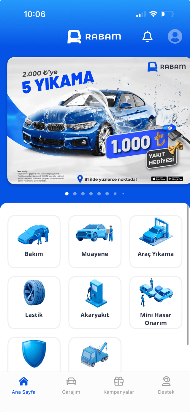 Rabam Mobile App